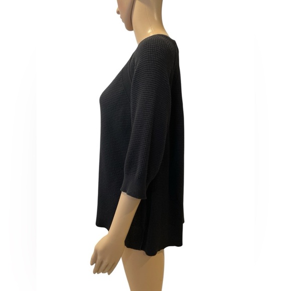 Wilt crewneck Women's Black Top Sweater size L - Picture 2 of 3